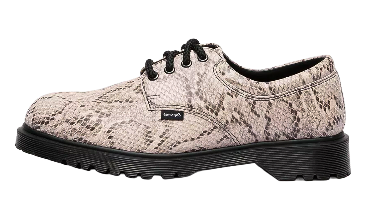 Dr. Martens Postal Supreme 4-Eye Shoe Supreme Snakeskin