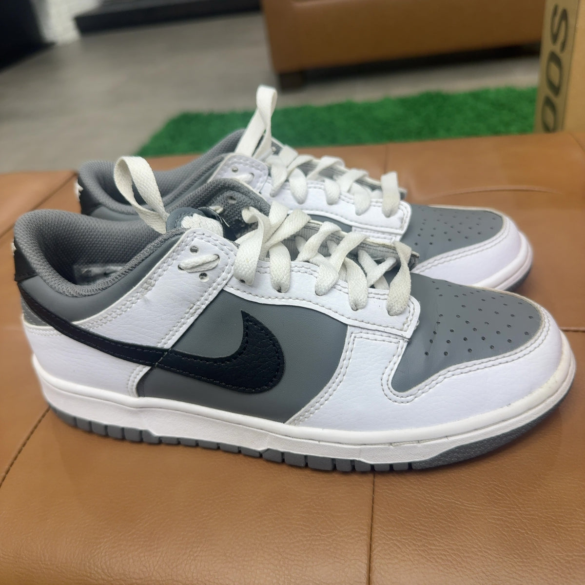 Nike Dunk Low White Black Smoke Grey (GS)