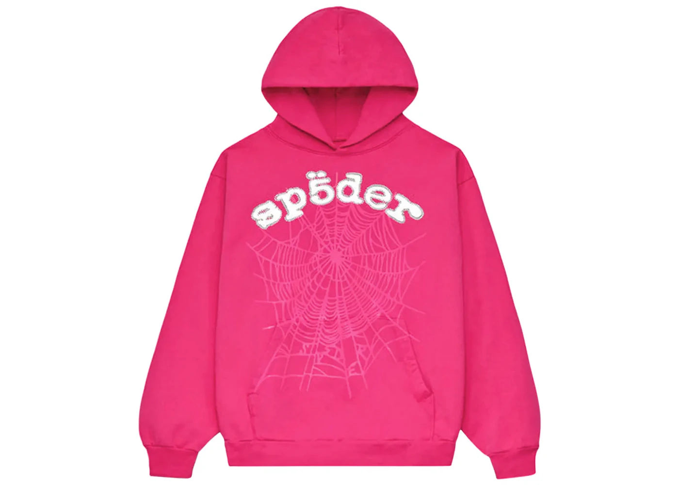 Sp5der Legacy Hoodie Pink/White