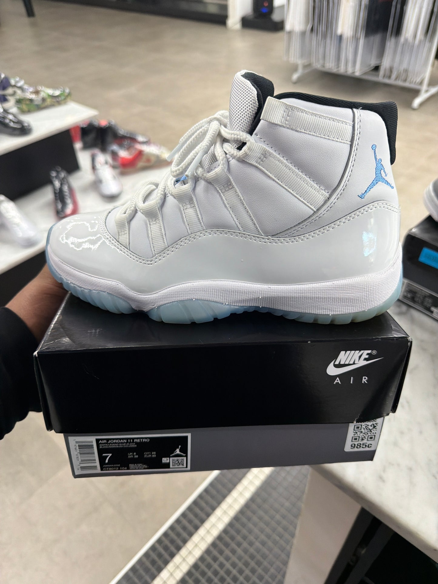 Used Legend Blue 11s