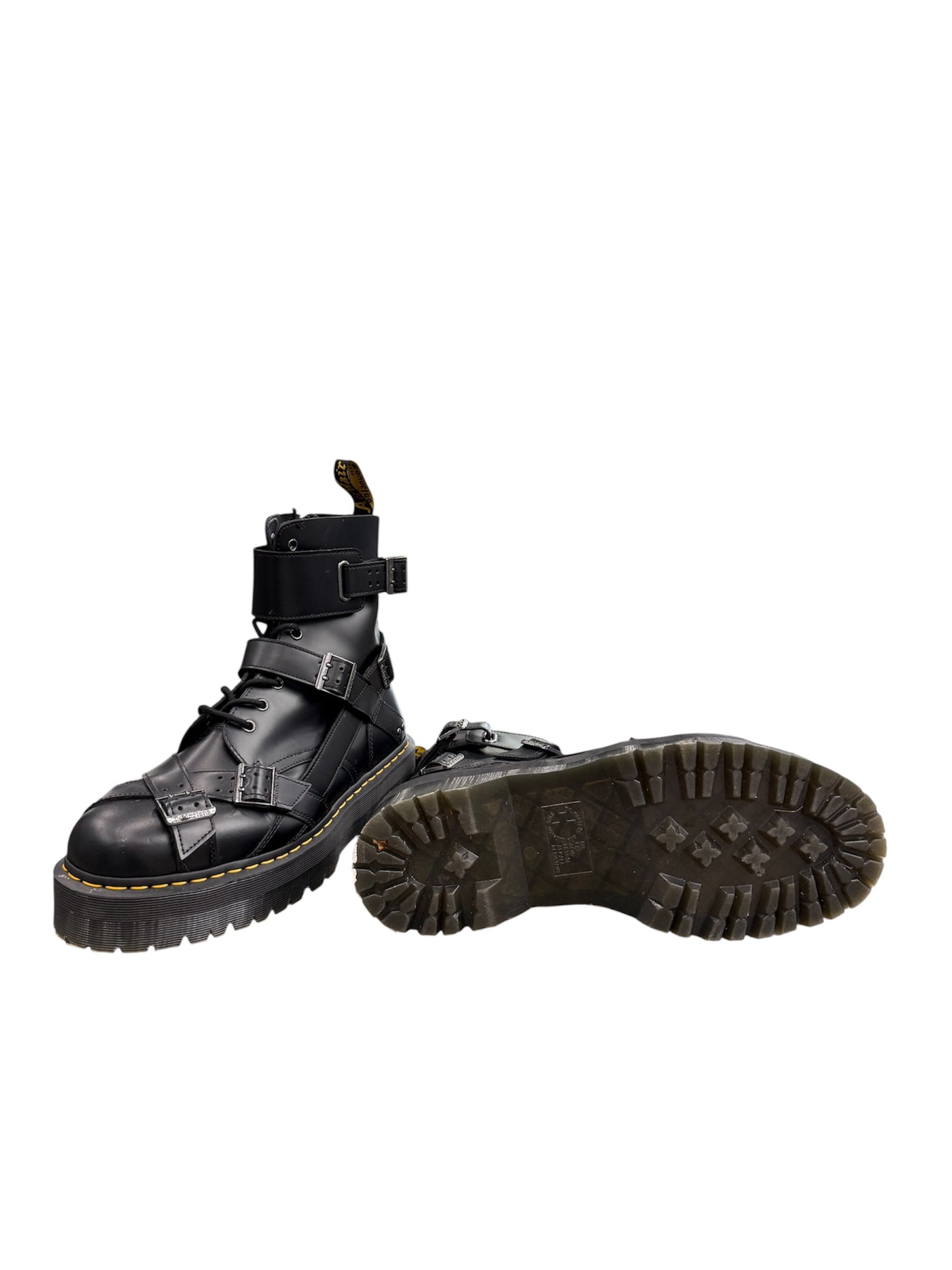 1914 Smooth Leather Tall Platform Boots | Dr. Martens