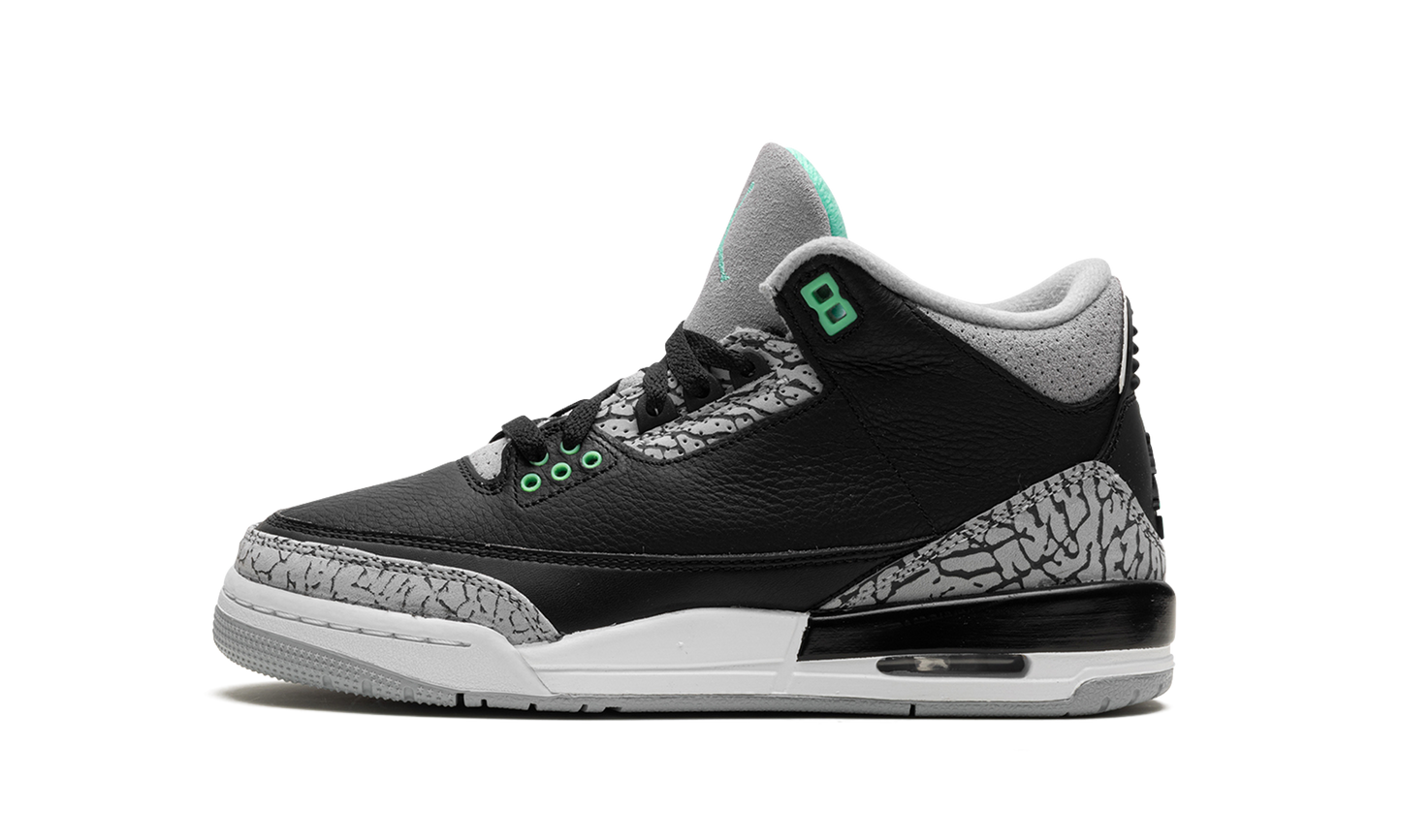 Jordan 3 Retro Green Glow (GS)