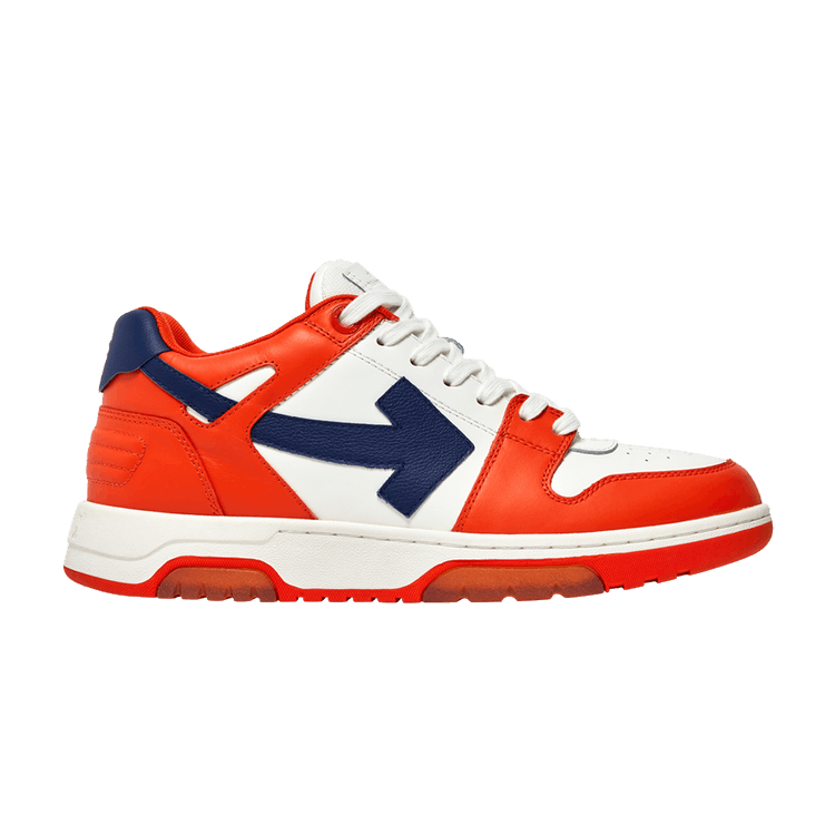 OFF-WHITE Out Of Office OOO Low Tops White Orange Blue