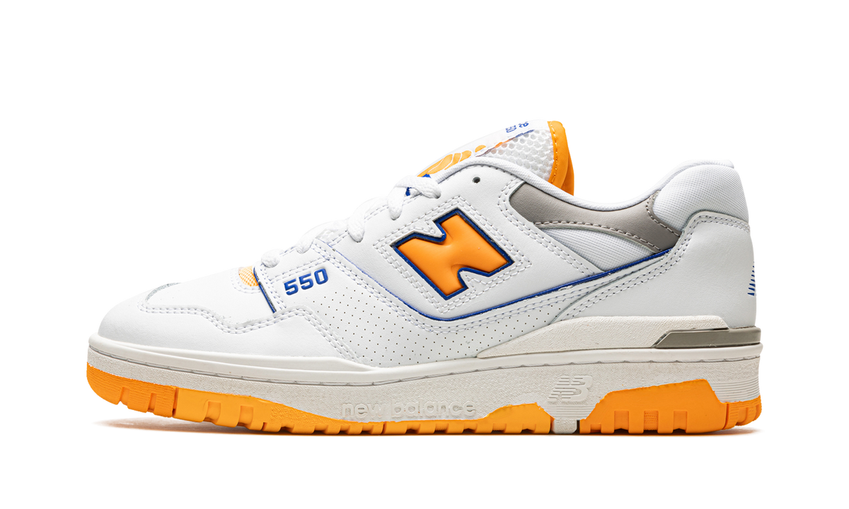 New Balance 550 White Vibrant Orange