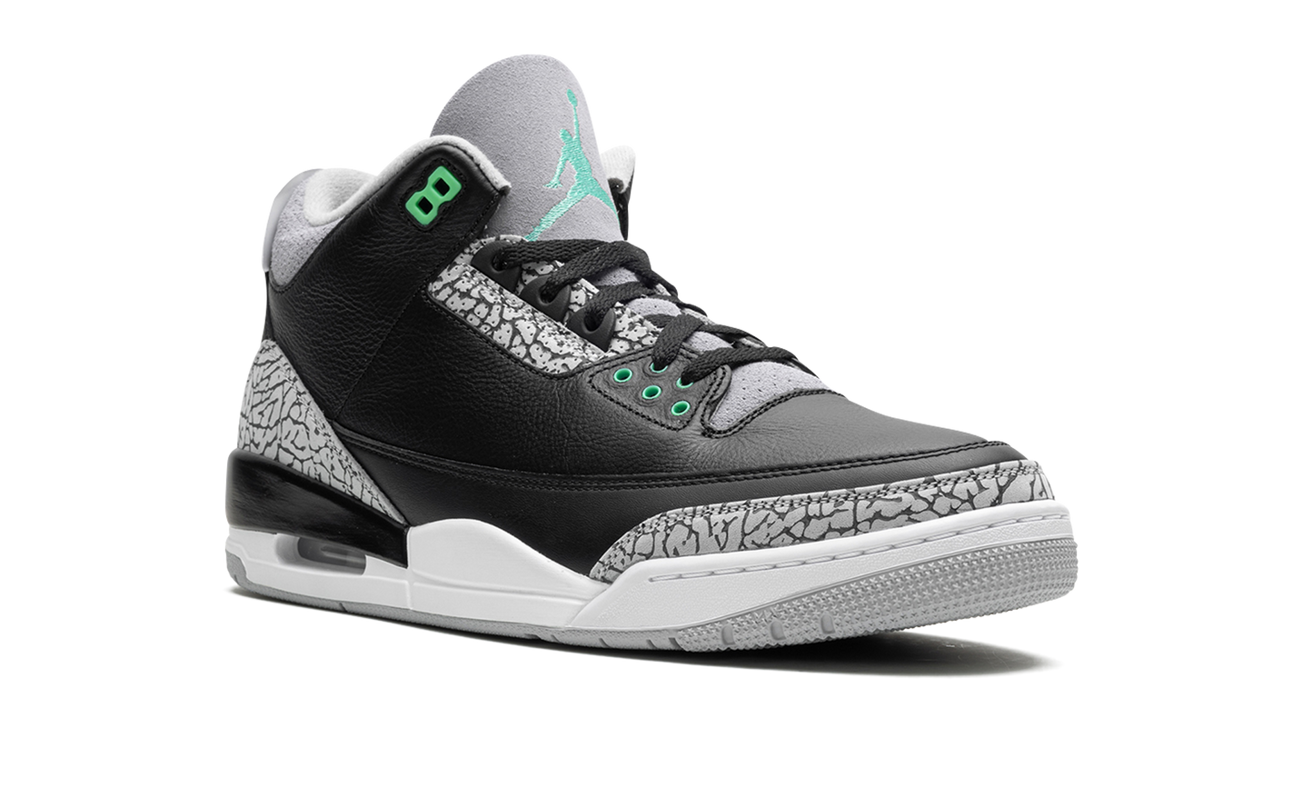 Jordan 3 Retro Green Glow