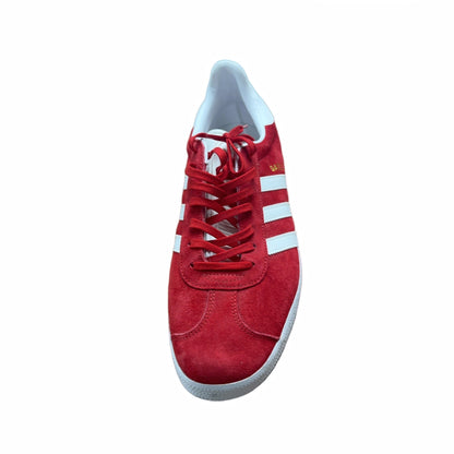 adidas Gazelle Scarlet/White/Gold Metallic