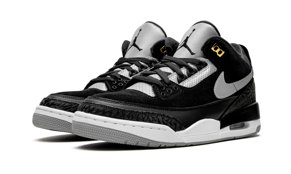 Jordan 3 Retro Tinker Black Cement Gold