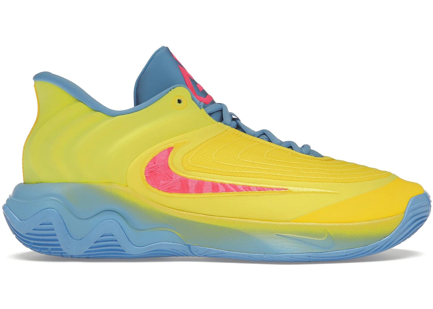 Nike Giannis Immortality 4 Lightning University Blue Barely Volt Hyper Pink
