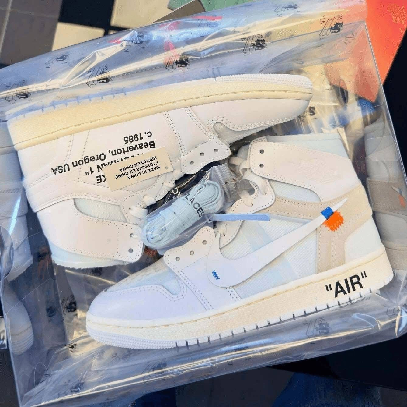 Jordan 1 Retro High Off White Virgil Abloh Archive Alaska