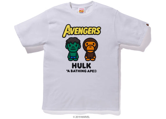 BAPE x Marvel Milo The Hulk Tee White