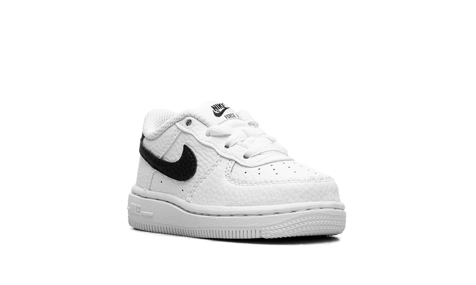 Nike Air Force 1 Low White Black Swoosh (TD)