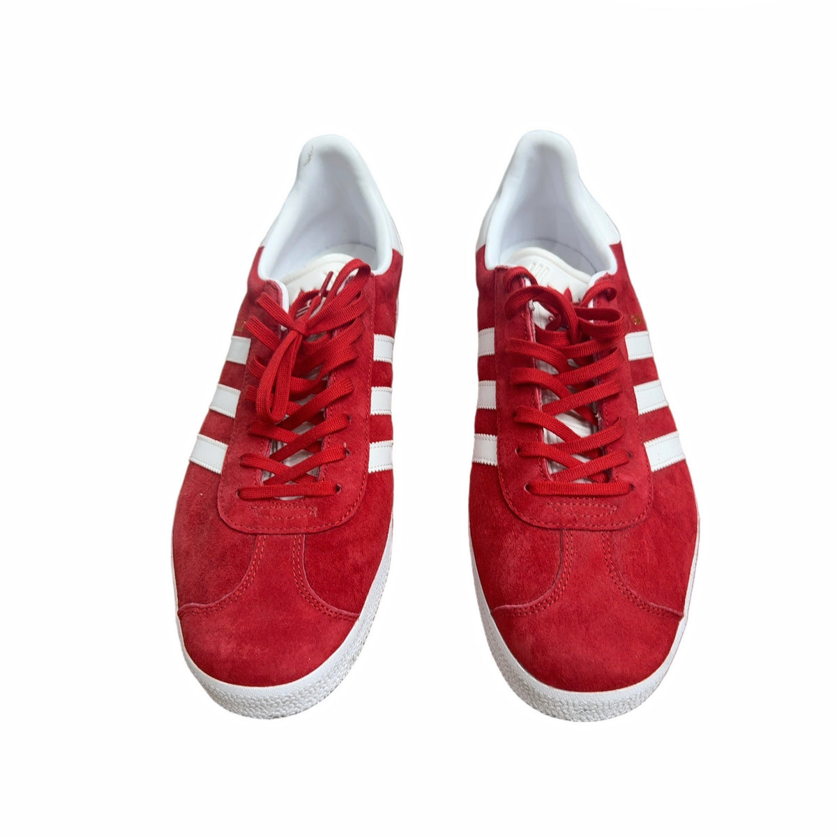 adidas Gazelle Scarlet/White/Gold Metallic