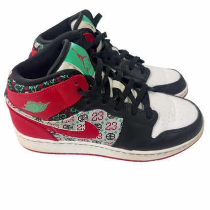 Jordan 1 Mid SE Ugly Christmas Sweater (GS)