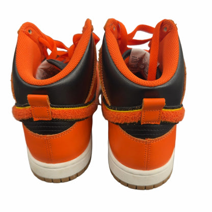 Nike Dunk High Retro Chenille Swoosh Safety Orange