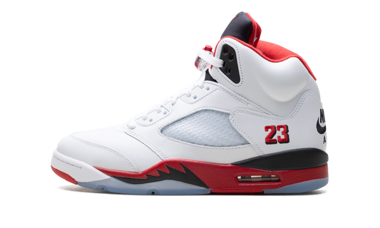 Jordan 5 Retro Fire Red Black Tongue (2025)