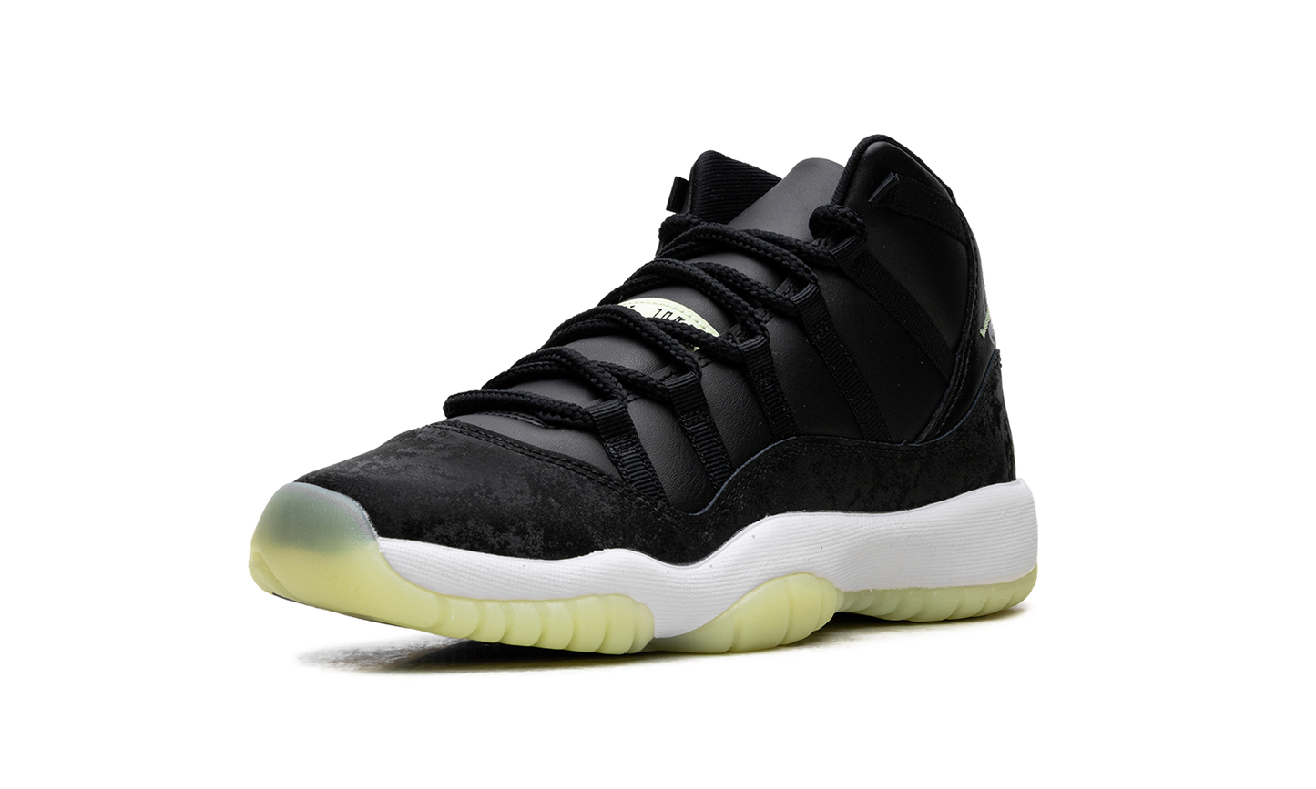 Jordan 11 Retro Black Barely Volt (GS)