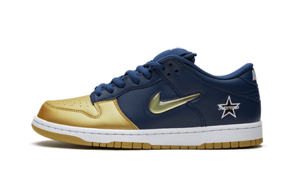 Nike SB Dunk Low Supreme Jewel Swoosh Gold