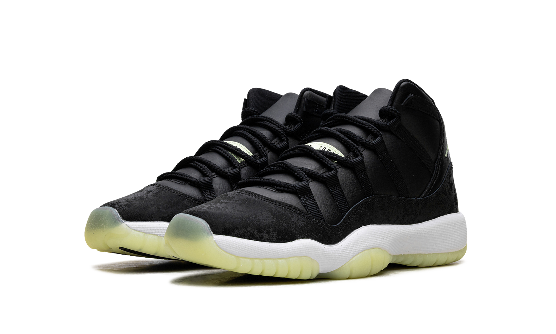 Jordan 11 Retro Black Barely Volt (GS)