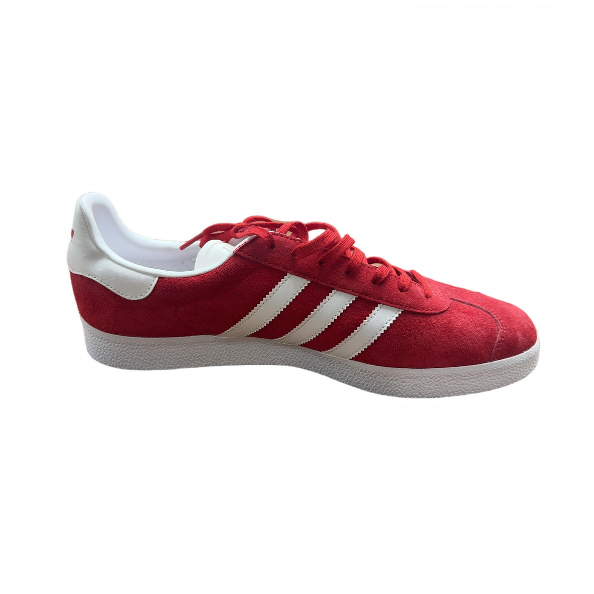 adidas Gazelle Scarlet/White/Gold Metallic