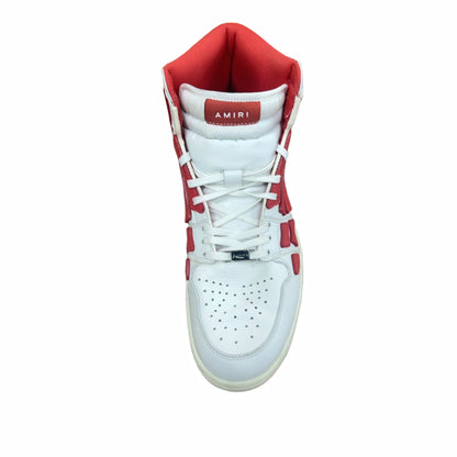 AMIRI Skel Panelled High Top White Red