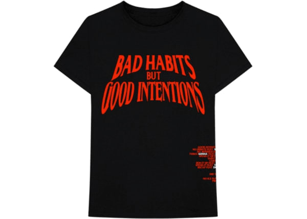 Nav x Vlone Bad Habits Tee Black