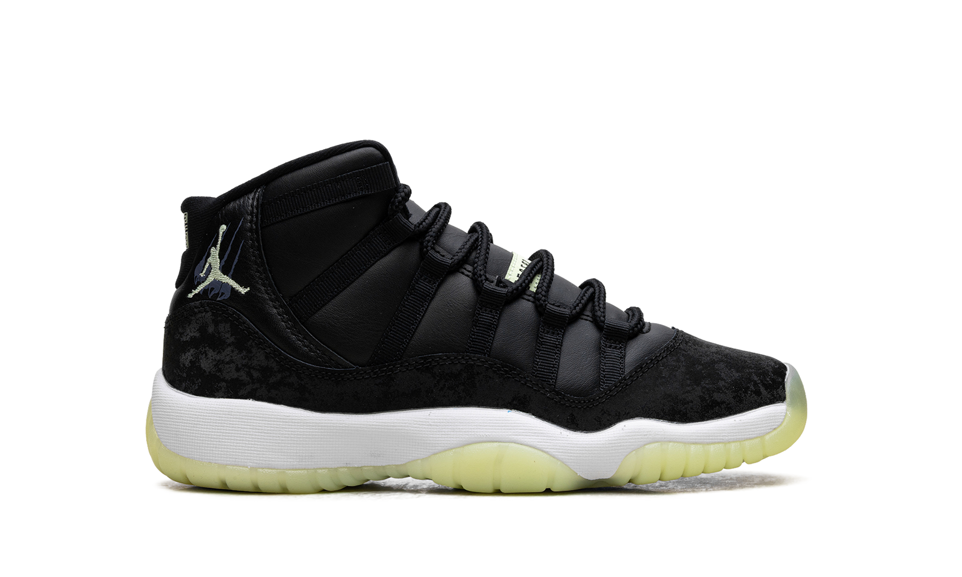Jordan 11 Retro Black Barely Volt (GS)