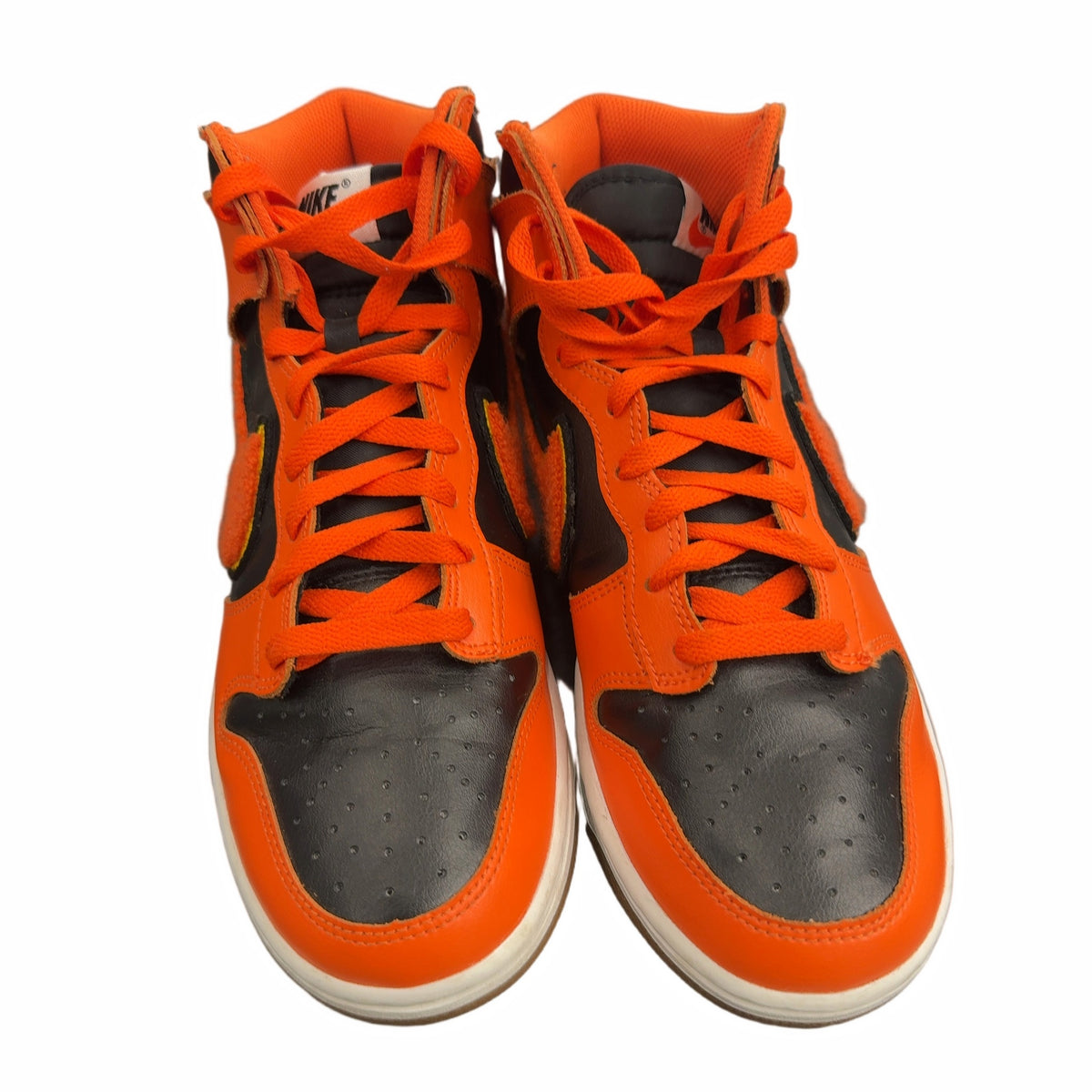 Nike Dunk High Retro Chenille Swoosh Safety Orange