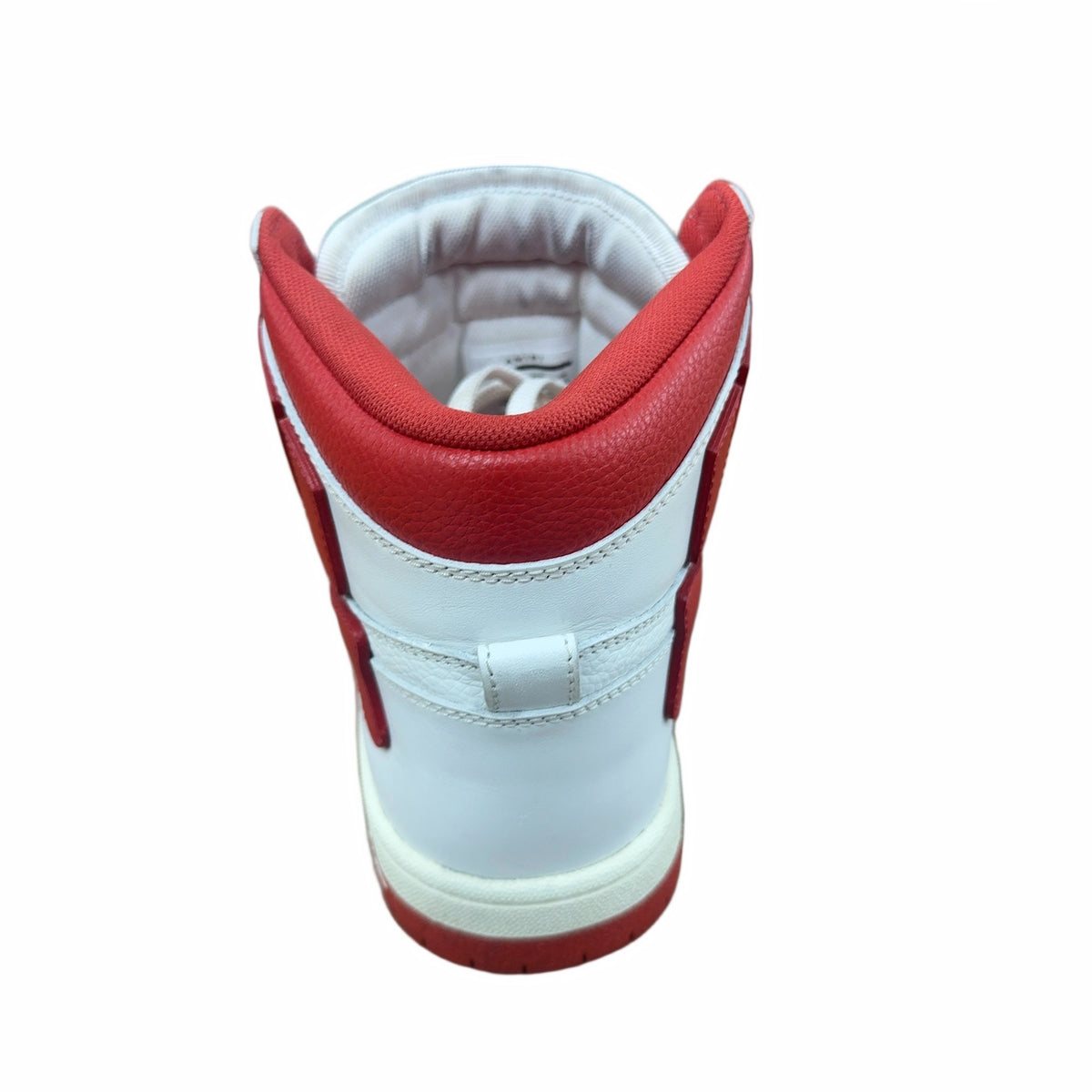 AMIRI Skel Panelled High Top White Red