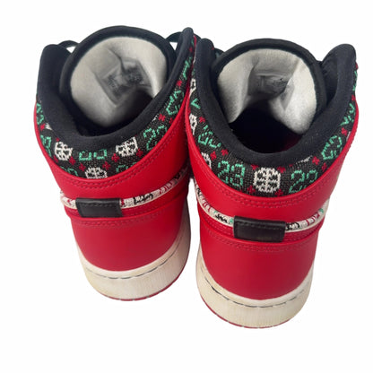 Jordan 1 Mid SE Ugly Christmas Sweater (GS)