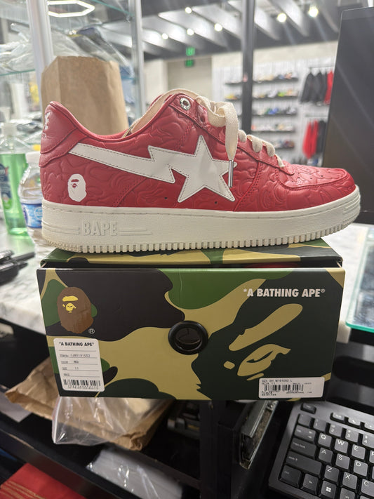 Used Line Camo Red Bape Sta size 11