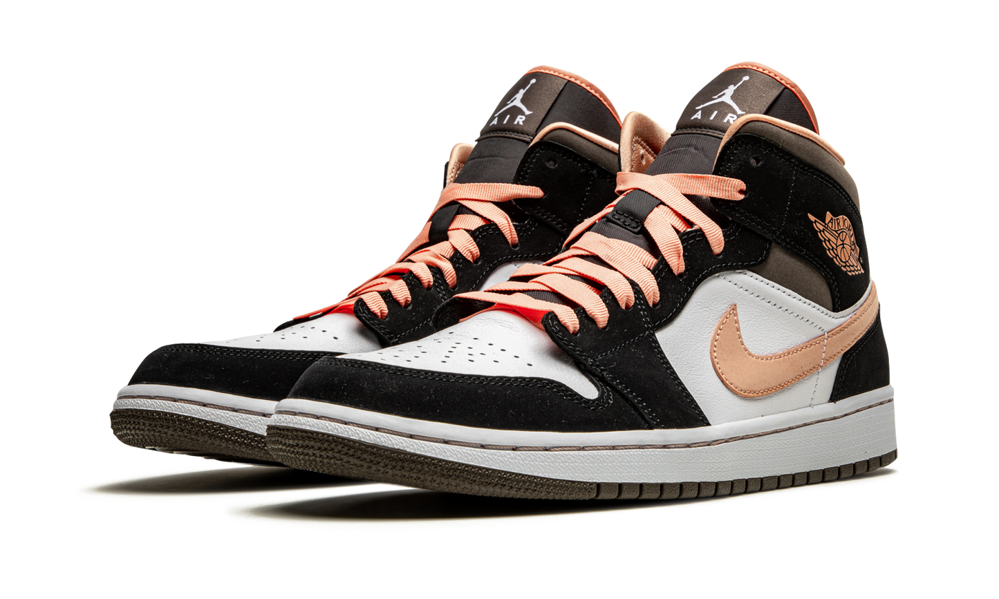 Jordan 1 Mid Peach Mocha (Women's)