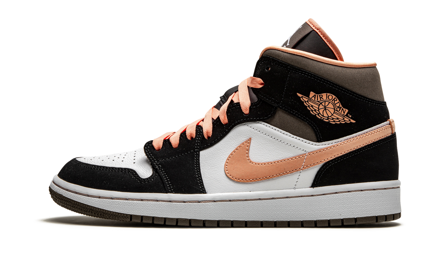 Jordan 1 Mid Peach Mocha (Women's)