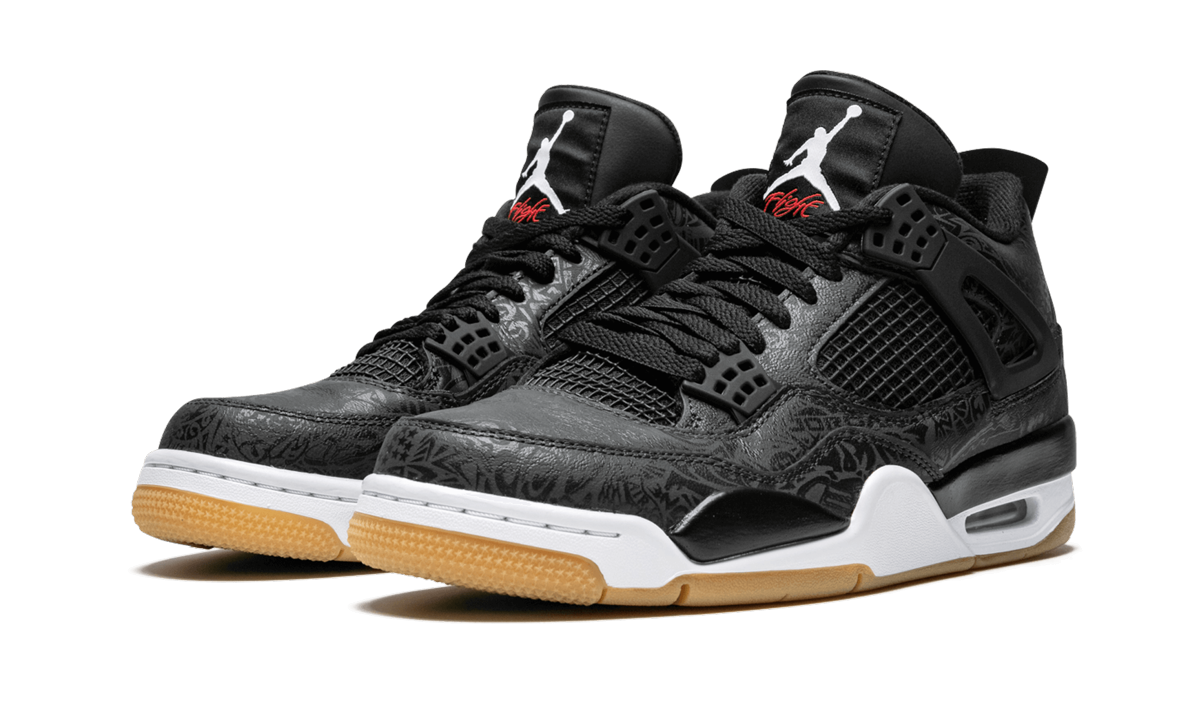 Jordan 4 Retro Laser Black Gum