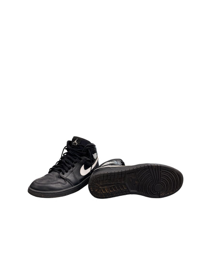 Jordan 1 Mid Black White Speckle (GS)