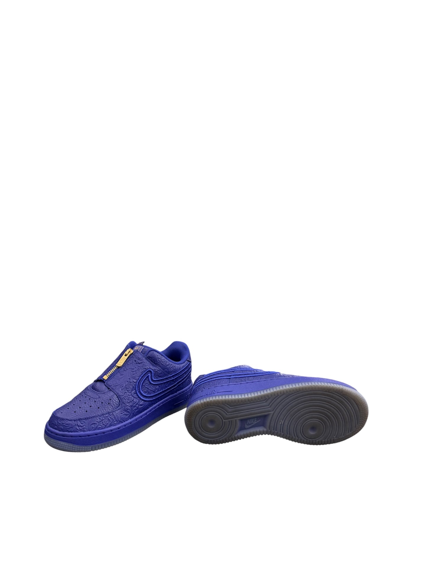 K Blue Air Force Ones sz 7 worn
