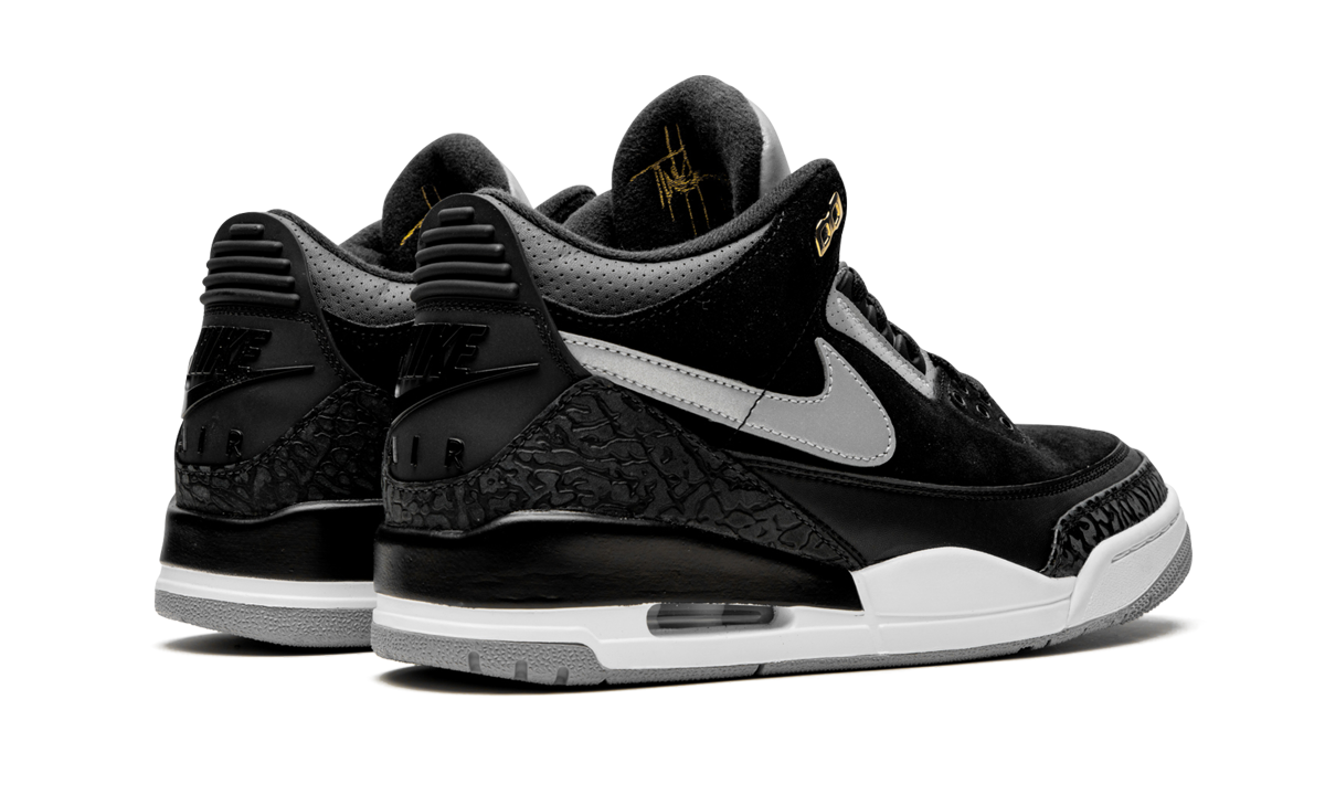Jordan 3 Retro Tinker Black Cement Gold