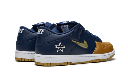 Nike SB Dunk Low Supreme Jewel Swoosh Gold