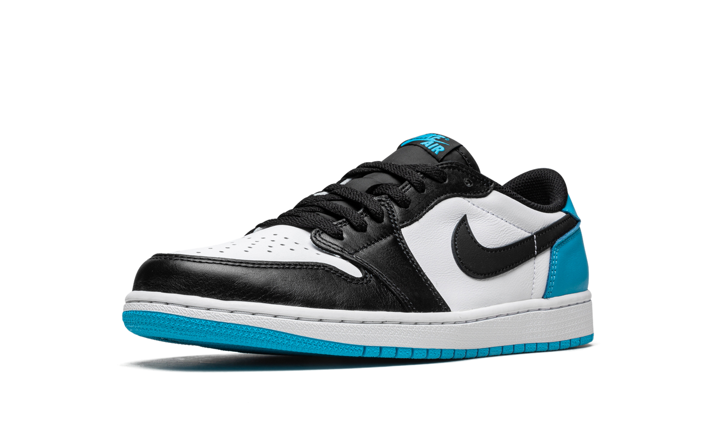 Jordan 1 Retro Low OG Black Dark Powder Blue