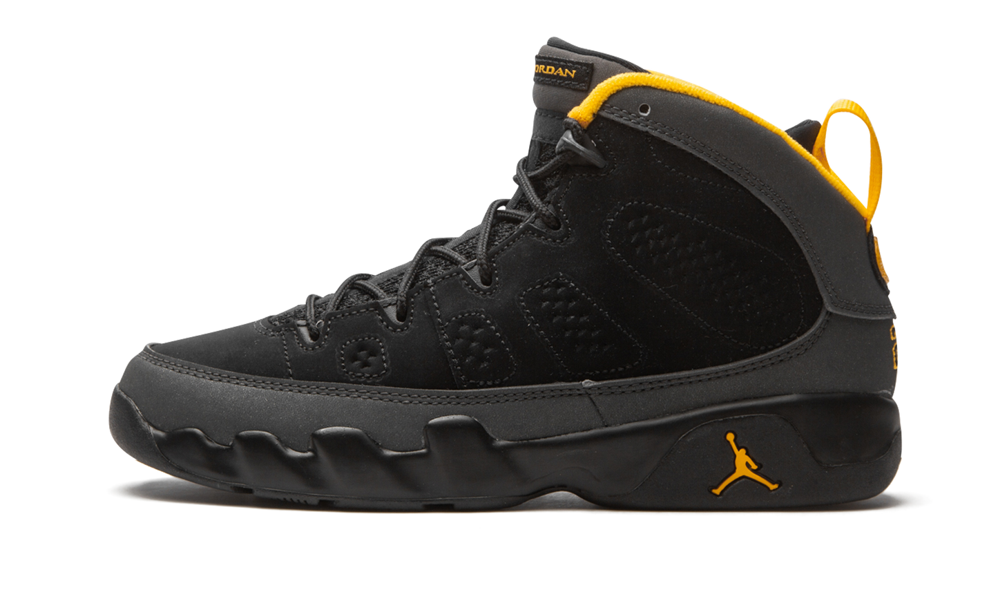 Jordan 9 Retro Dark Charcoal University Gold (PS)
