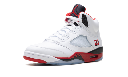 Jordan 5 Retro Fire Red Black Tongue (2025)