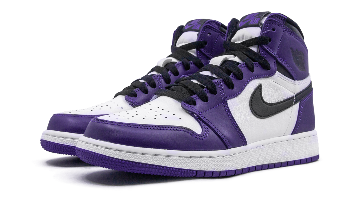Jordan 1 Retro High Court Purple White (GS)