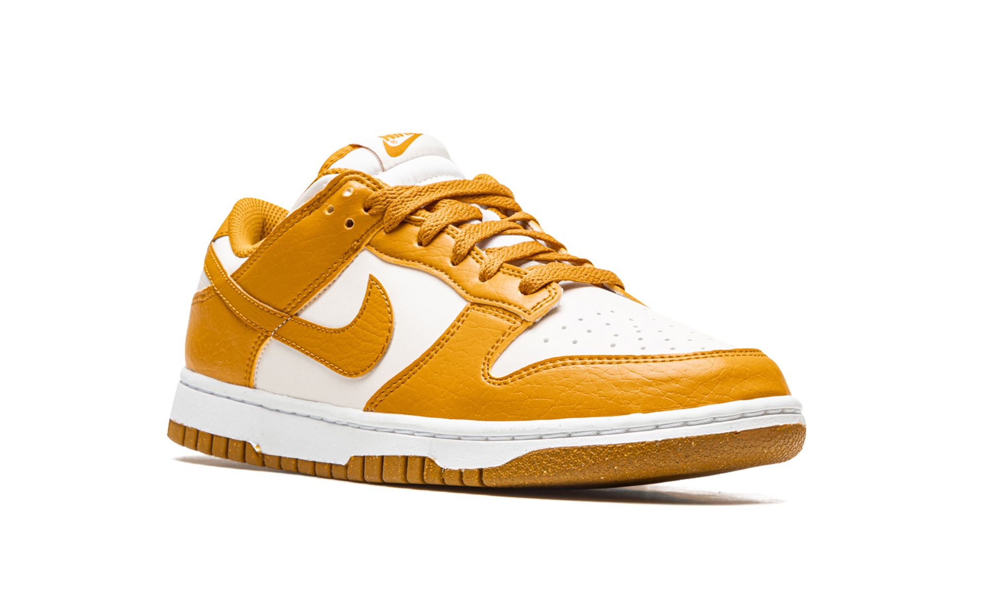 Nike Dunk Low Next Nature Phantom Gold Suede (Women's)
