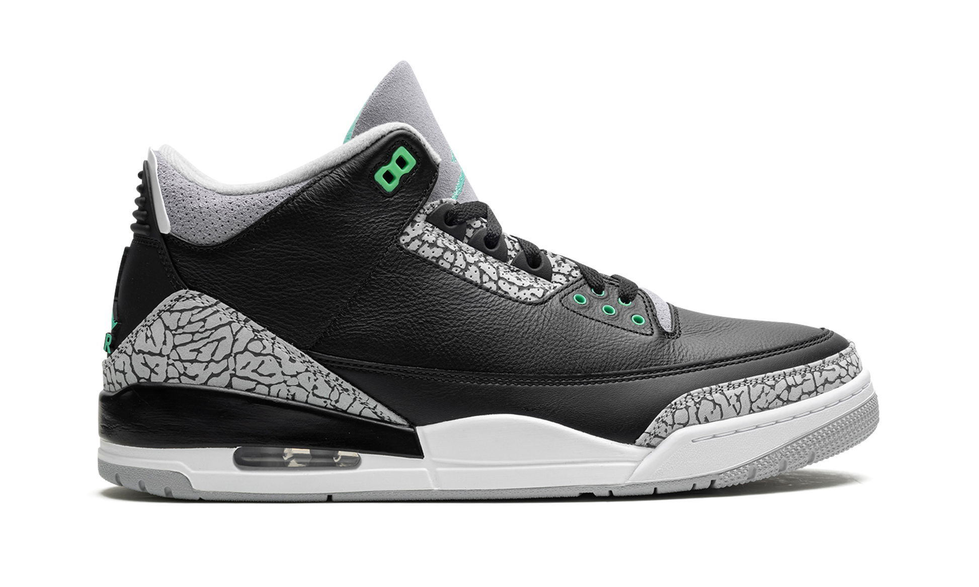 Jordan 3 Retro Green Glow