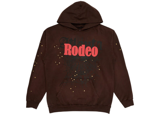 Travis Scott Cactus Jack x Sp5der Days Before Rodeo Hoodie Brown