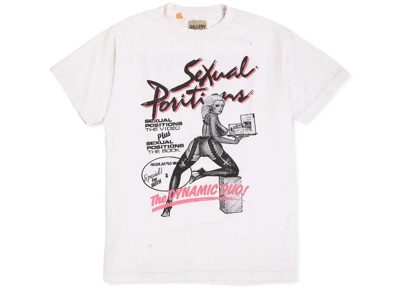 Gallery Dept. Doc Johnson Sexual Positions T-shirt White