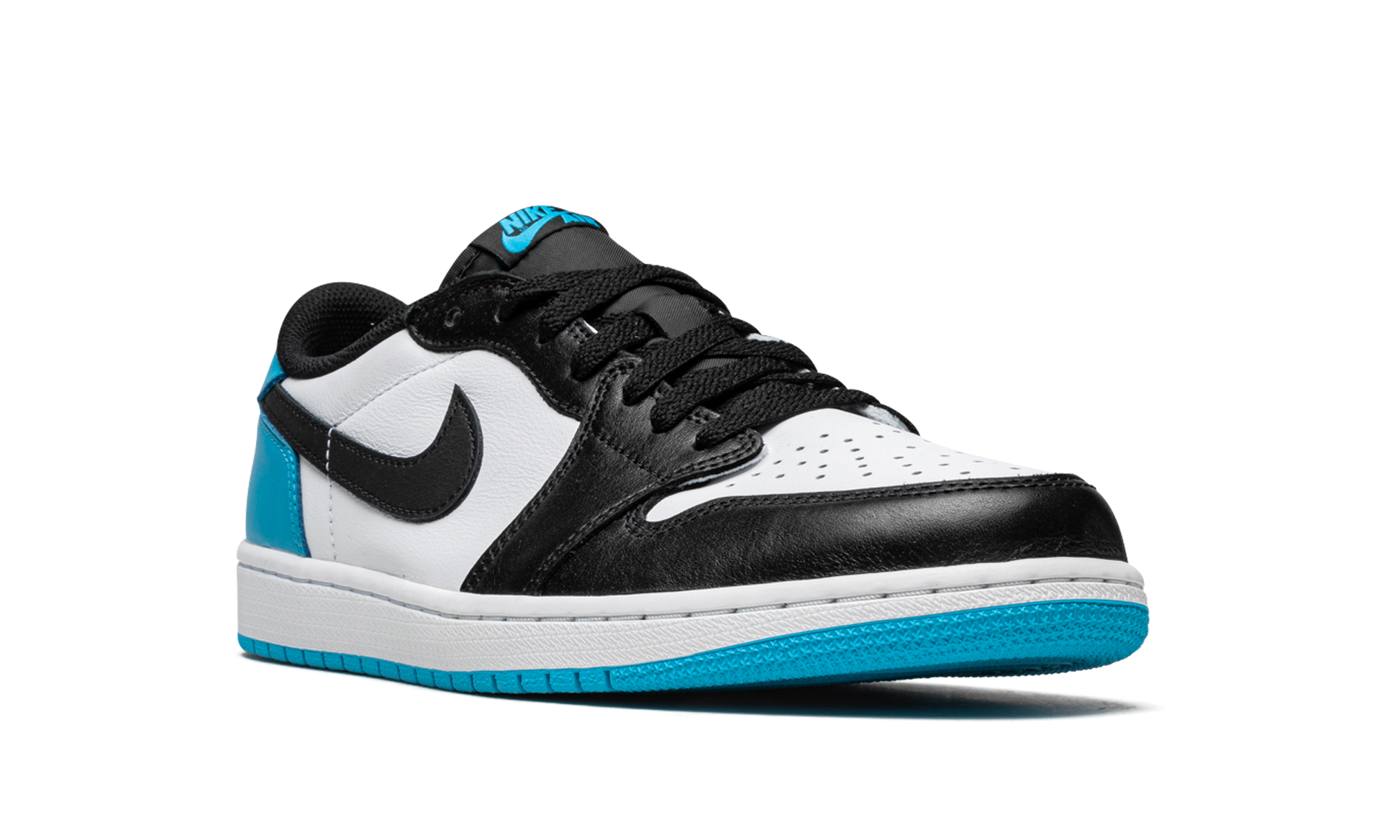 Jordan 1 Retro Low OG Black Dark Powder Blue