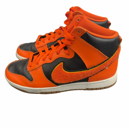 Nike Dunk High Retro Chenille Swoosh Safety Orange