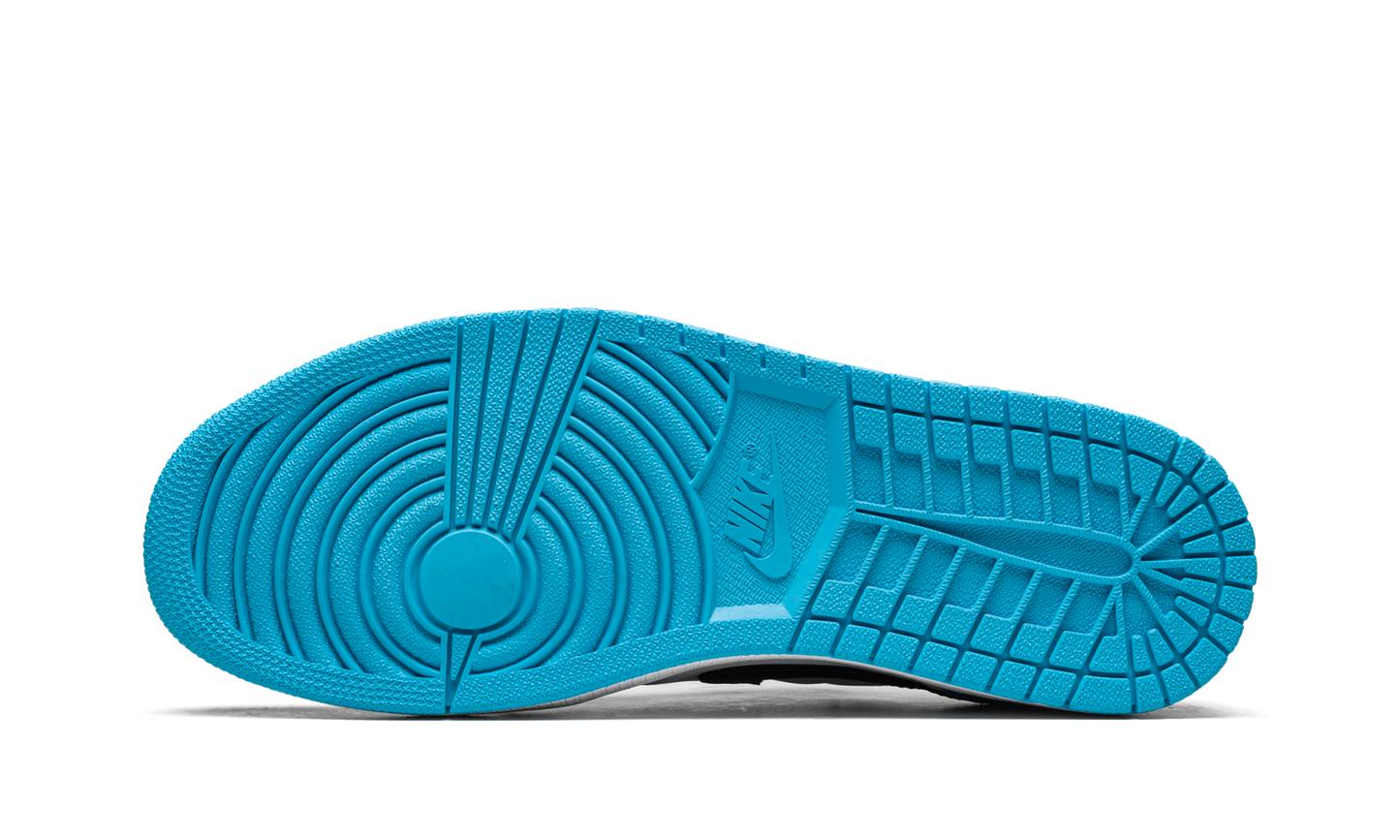 Jordan 1 Retro Low OG Black Dark Powder Blue
