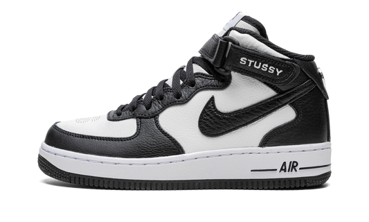 Nike Air Force 1 Mid Stussy Light Bone Black