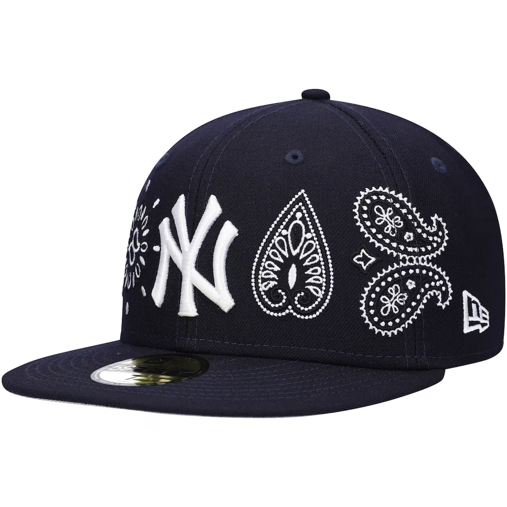 New Era New York Yankees Navy Paisley Elements 59FIFTY Fitted Hat